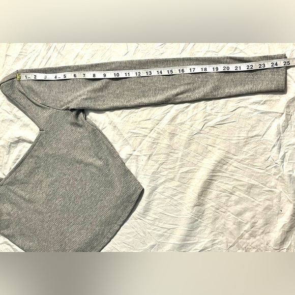 Est Pac 1980 PacSun Gray Long Sleeve Square Neck Shirt Women's Top Size Small - Picture 5 of 11